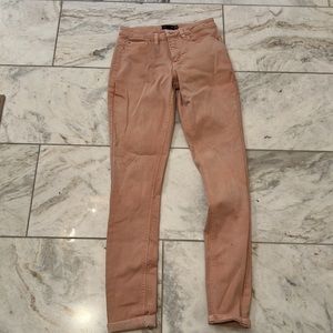 Pink jeans. Tall size 8. Long Tall Sally